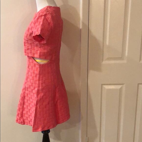 Waffle Knit Dress Pink - Picture 7 of 9